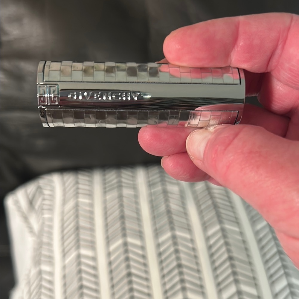 Givenchy Le Rouge Deep Velvet Red Lipstick With Silver Case